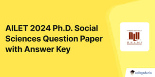 AILET 2024 Ph.D. (Social Sciences) Question Paper with Solution PDF